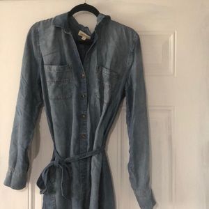 Cloth and Stone Chambray Denim Dress